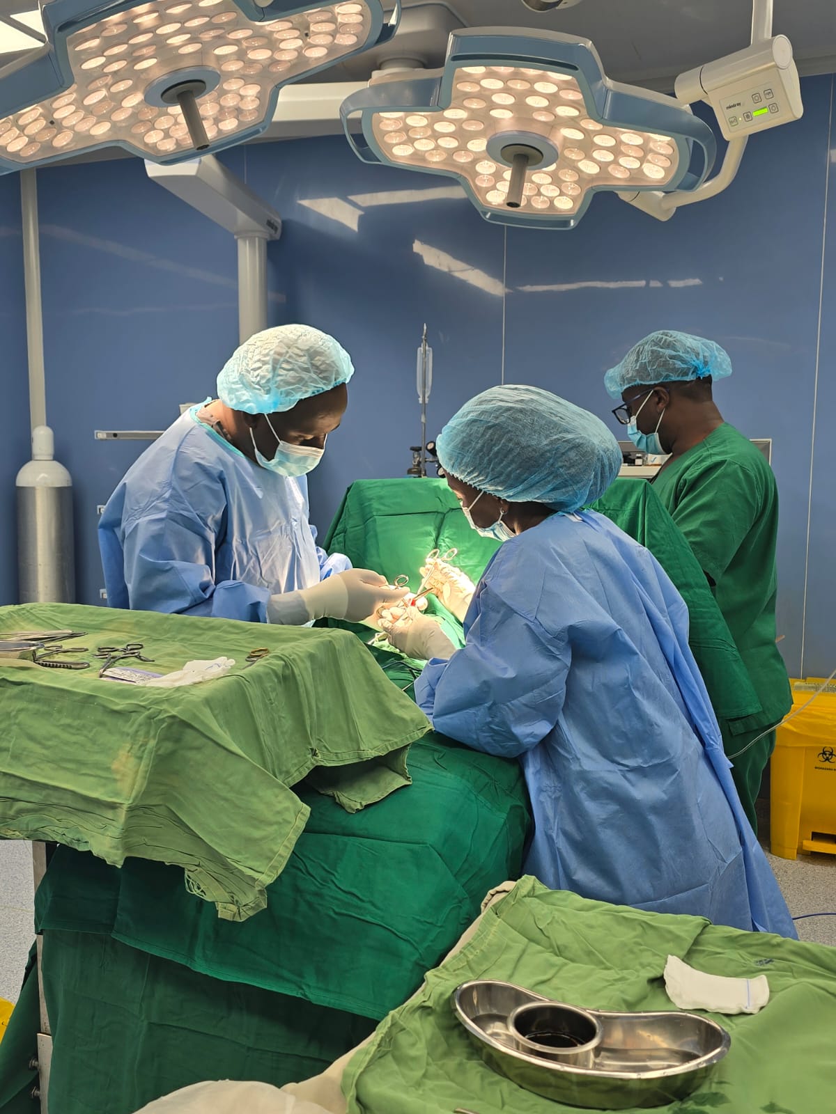 Medical procedure in progress