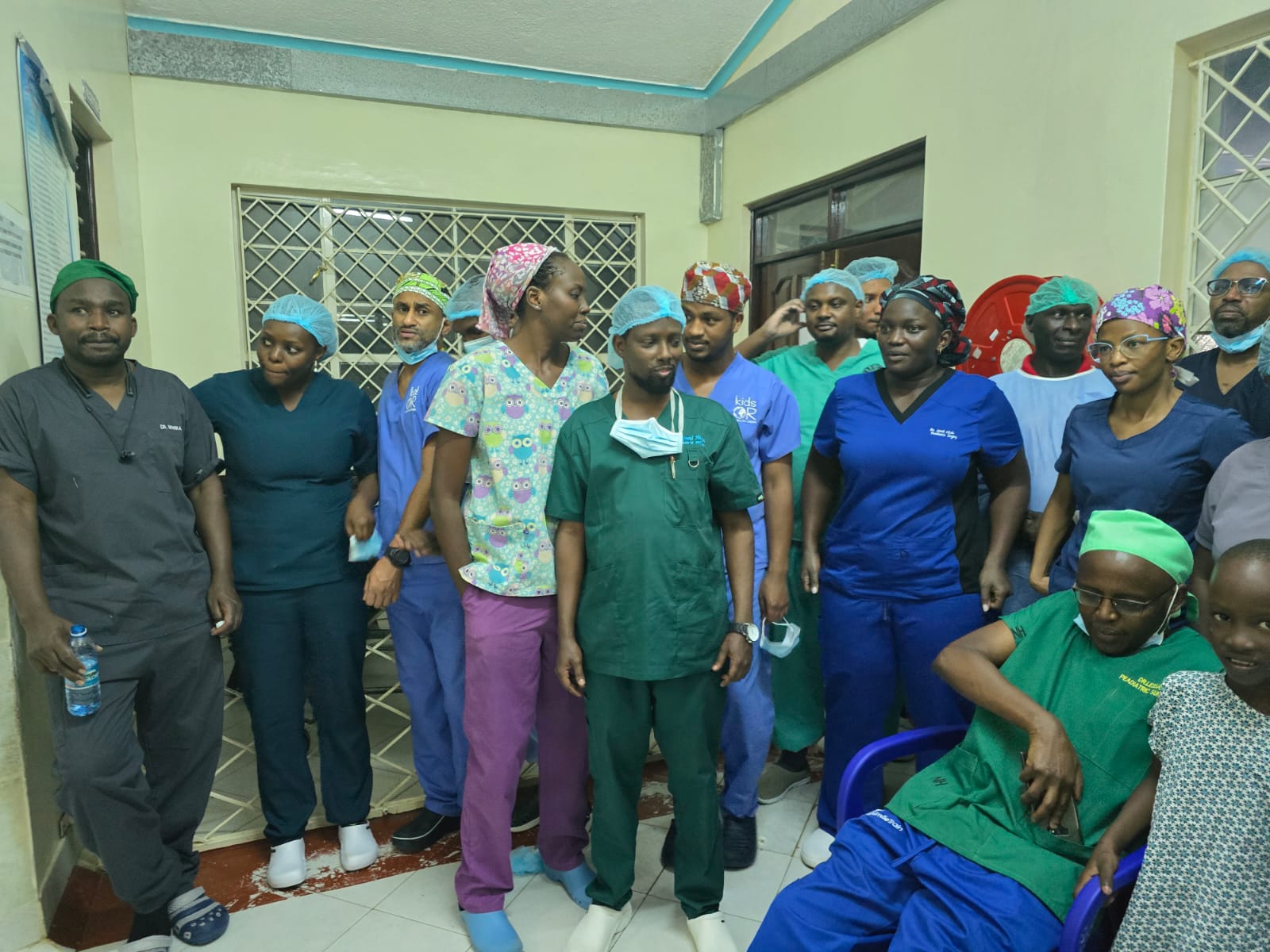 Peadiatric medical camp at Garissa level 5 hospital